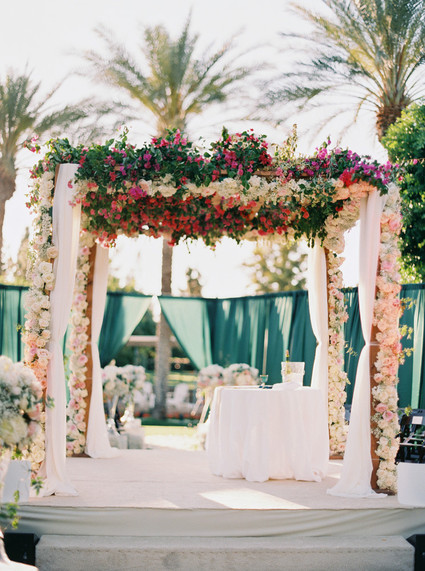 Floral altar