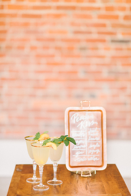 Cocktail menu