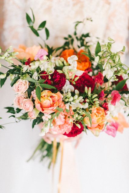 Spring floral bouquet
