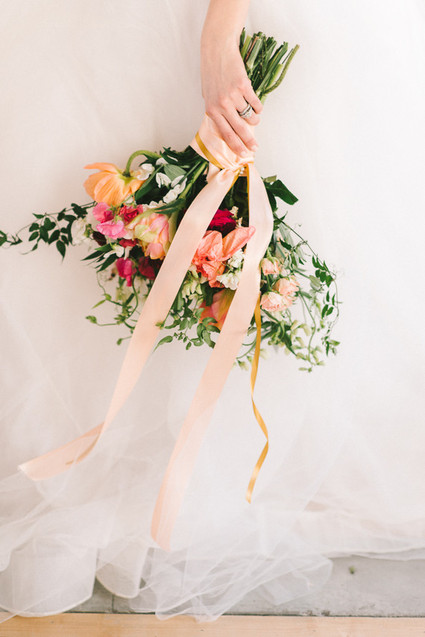 Spring floral bouquet