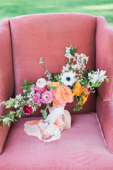 Spring bridal bouquet