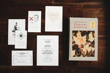 Modern invitations