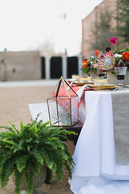 Spanish wedding inspired decor