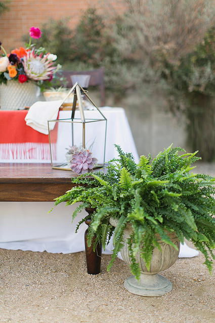 Spanish wedding inspired decor