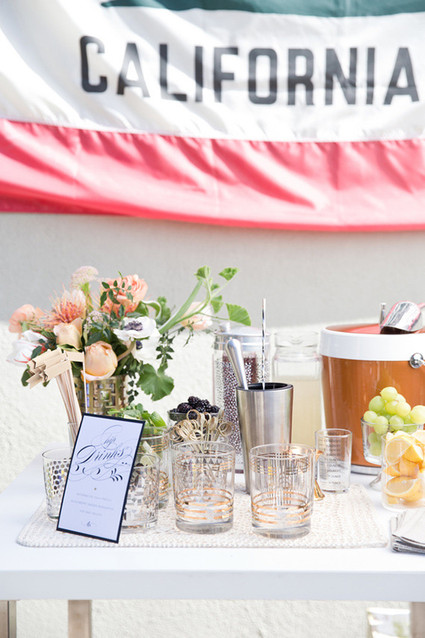 Midcentury modern bar