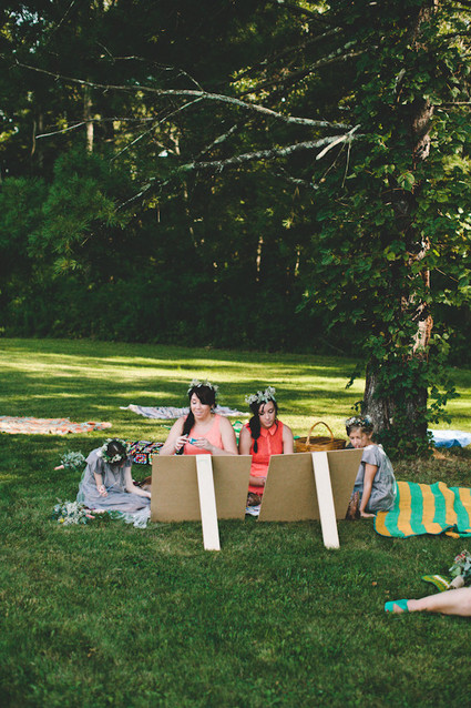 Upstage New York camp themed wedding activities