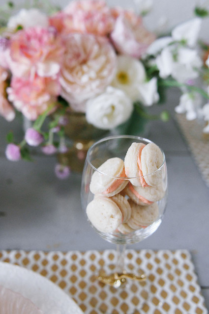 Pink macaroons