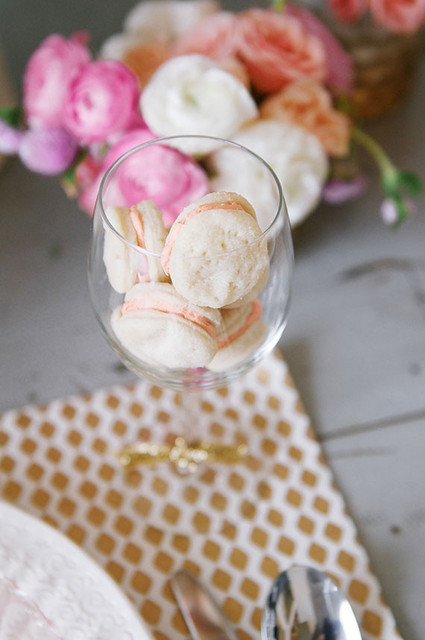 Pink macaroons