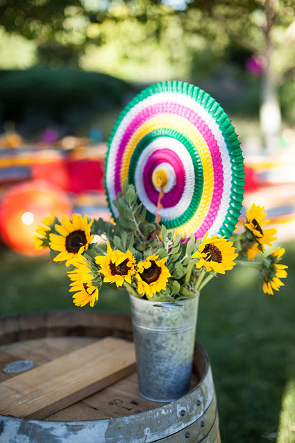 Sunflower centerpiece