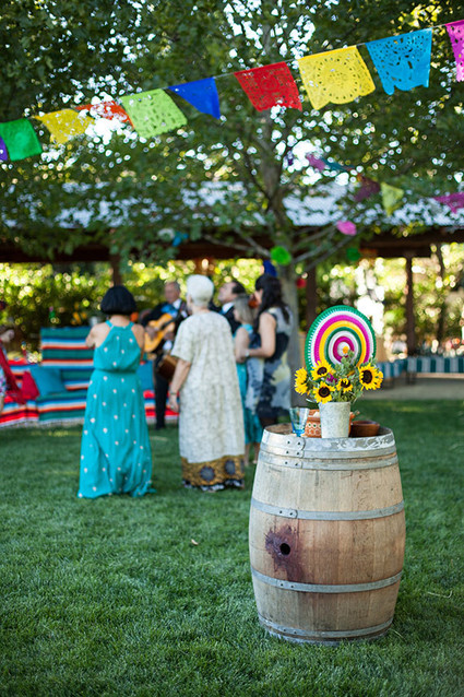 Cinco de Mayo colorful rehearsal dinner