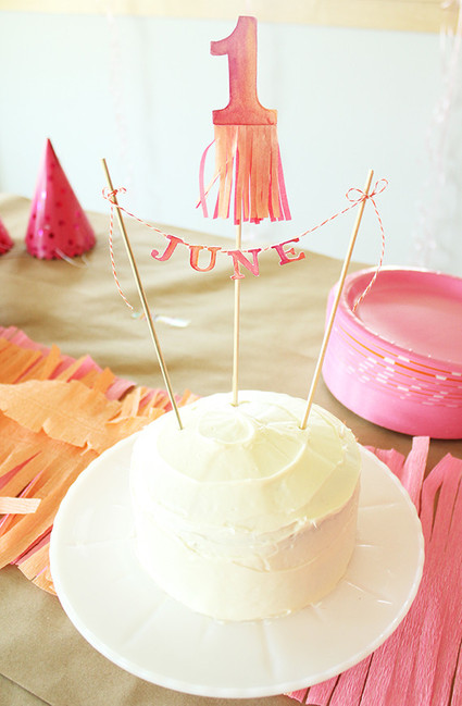 June Bug First Birthday Cake