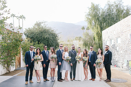 Sparkling bridesmaid dress