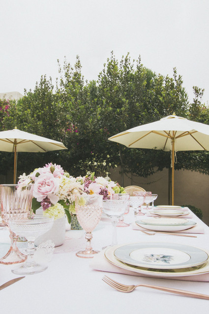 Backyard baby shower in Santa Monica