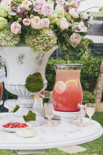 Backyard baby shower in Santa Monica