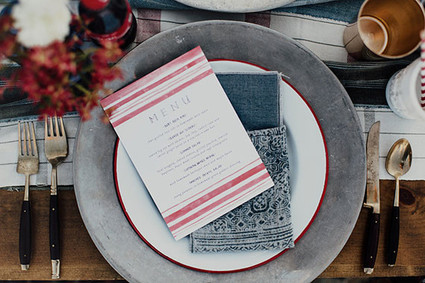 July 4th party menu