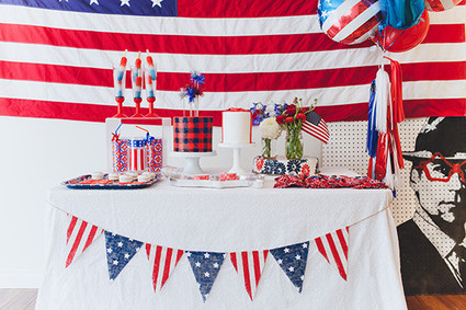 4th of July dessert table