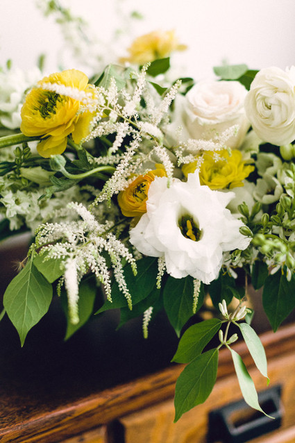 Yellow and white flowers
