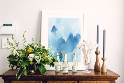 Blue Philadelphia Baby Shower by Confetti and Co