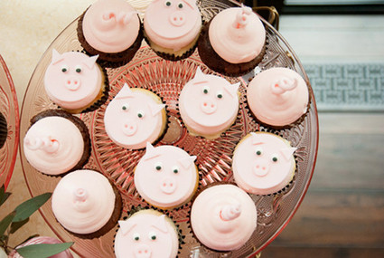 Piggy cupcakes