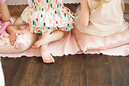 Kids pedicure station