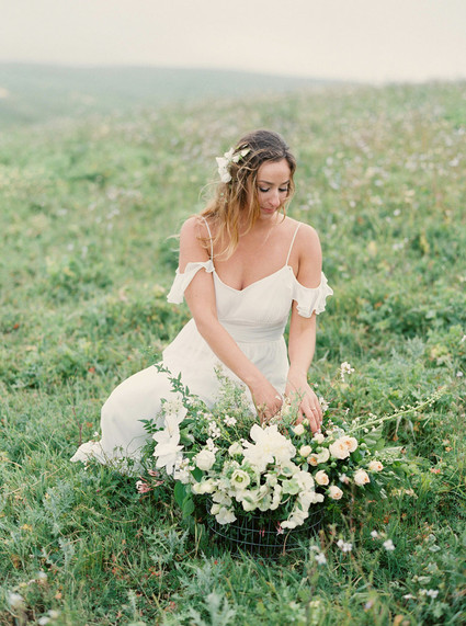 Organic green and gold wedding inspiration Inspiration