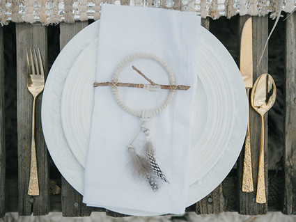 Boho place setting