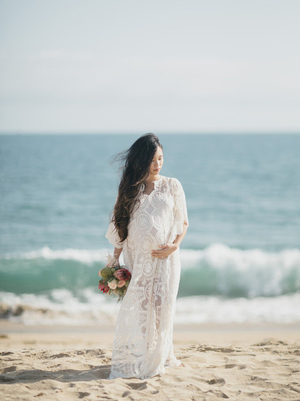 Boho maternity photos