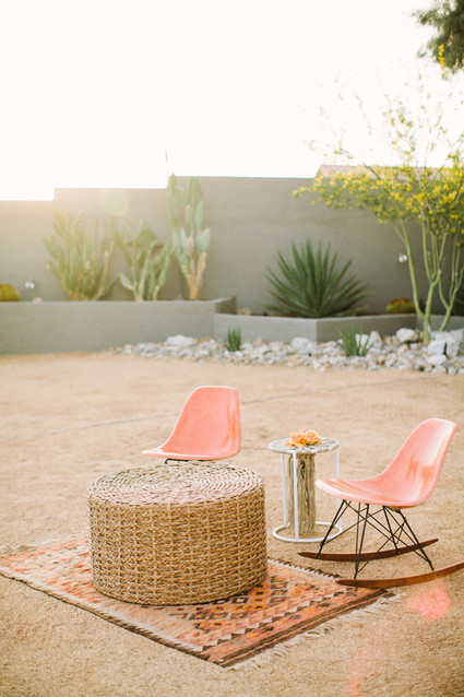 Wedding lounge area