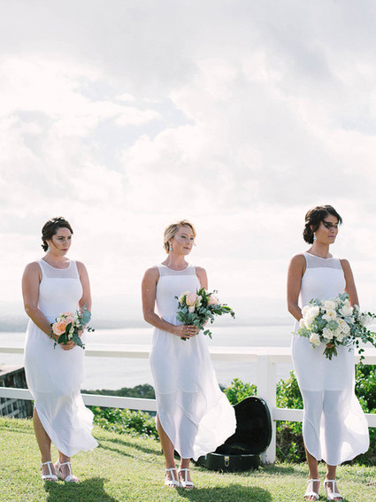 Outdoor wedding ceremony