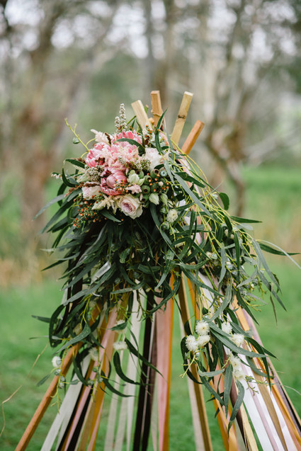 Floral teepee