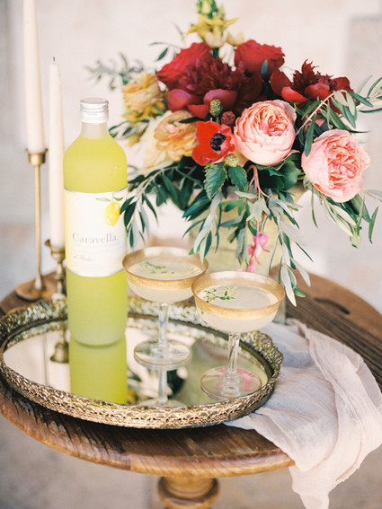 Limoncello Thyme cocktails