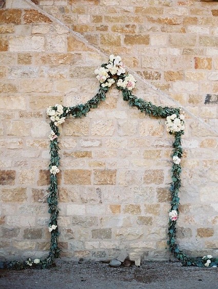 Floral altar