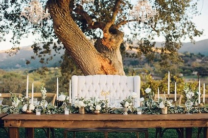 Floral tablescape