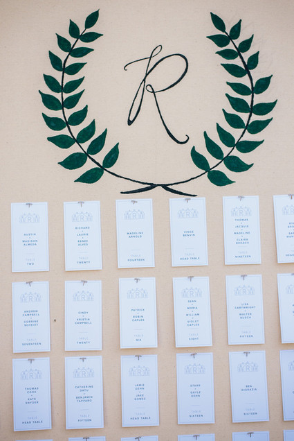 Escort card display Inspiration