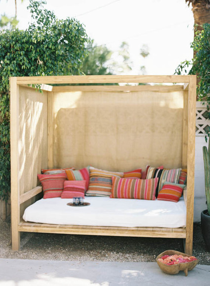 Tropical summer lounge