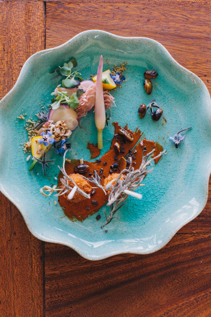 Beautiful modern appetizers