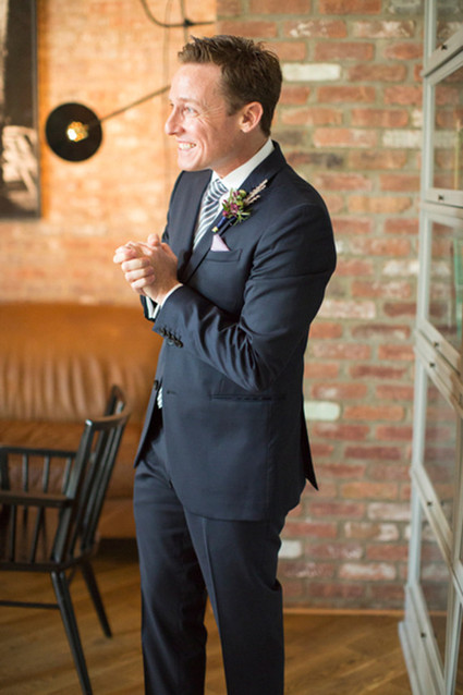 Groom first look