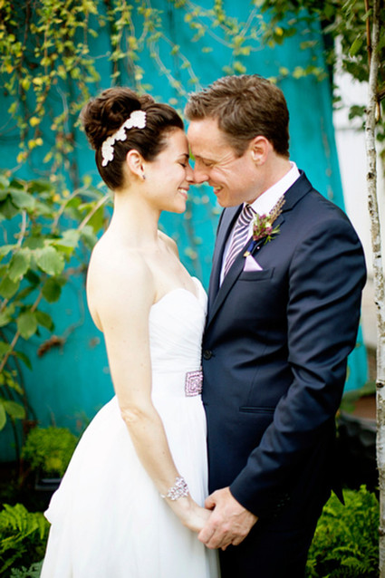 Brooklyn Winery wedding portrait