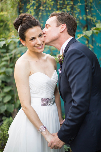 Brooklyn Winery wedding portrait