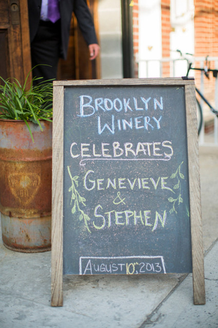 Chalkboard signage