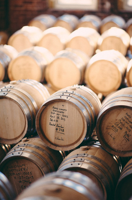 Industrial modern wedding decor