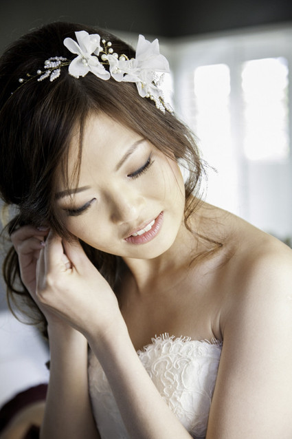 Delicate flower headpiece