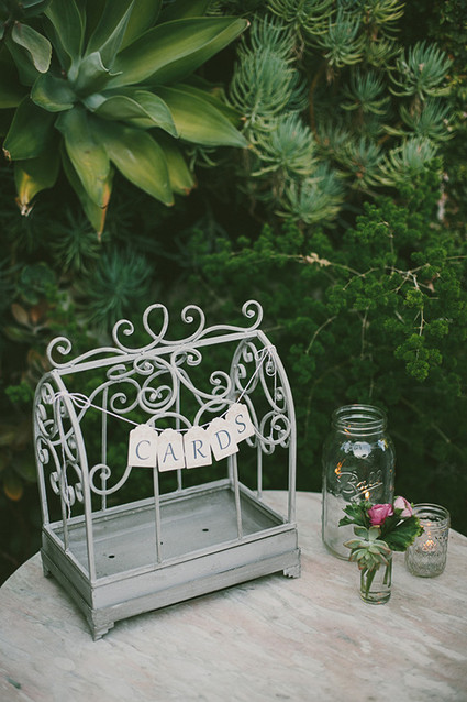 Bird cage card box