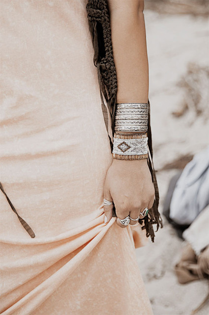 Bohemian bridal accessories