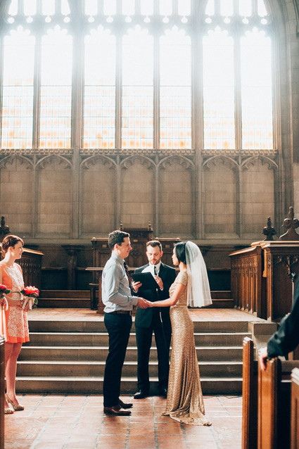 Modern Canada wedding ceremony