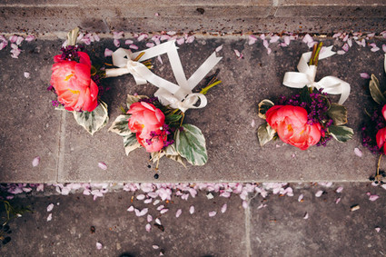 Pink and red flowers