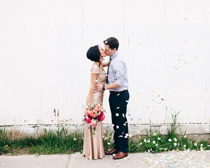 Confetti portrait