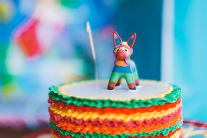 mexican theme first birthday cake