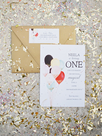 first birthday invites