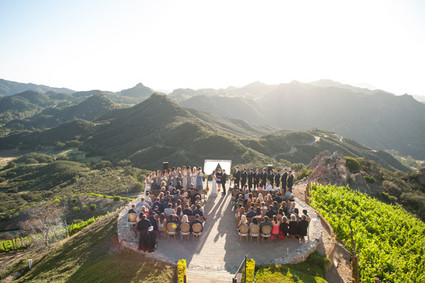 Malibu Rocky Oats wedding ceremony